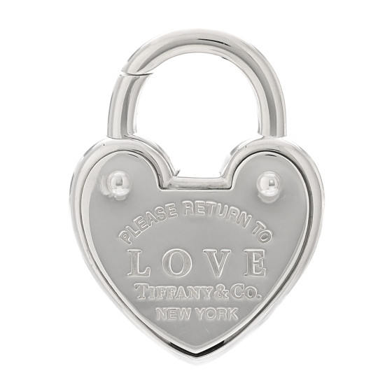 Sterling Silver Return to Love Heart Lock Charm