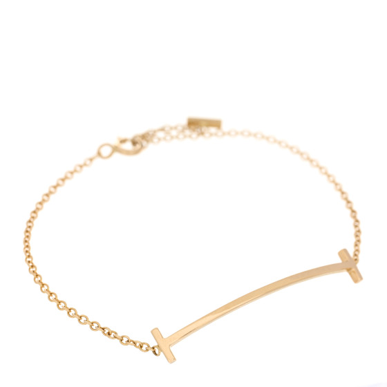 18K Yellow Gold T Smile Bracelet