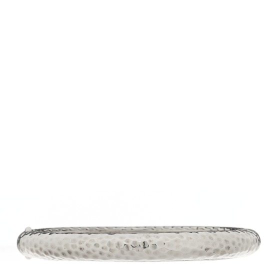 Sterling Silver Hammered Bangle Bracelet