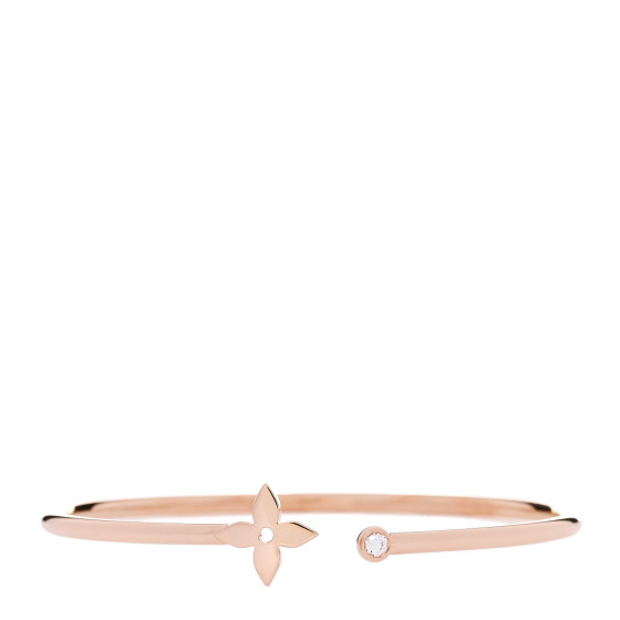 18K Pink Gold Diamond Idylle Blossom Twist Bracelet