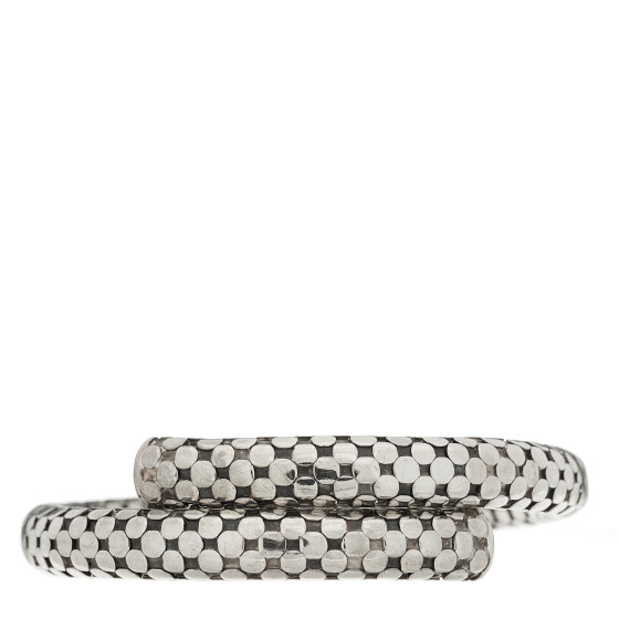 Sterling Silver Dot Coil Bracelet