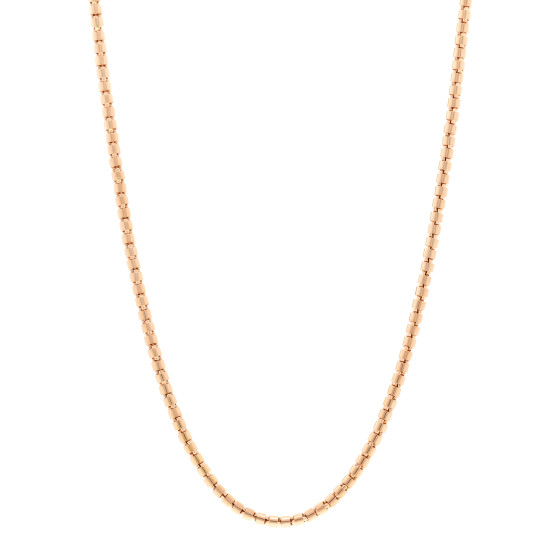 18K Rose Gold Bead Necklace