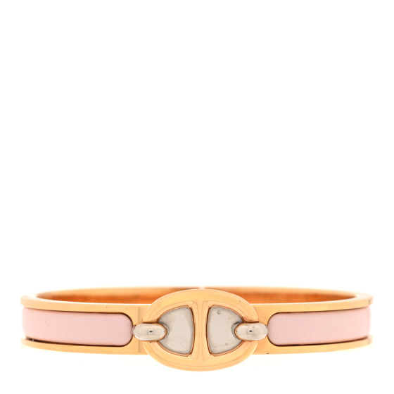 Enamel Mini Clic Chaine d'Ancre Bracelet PM Rose Candeur
