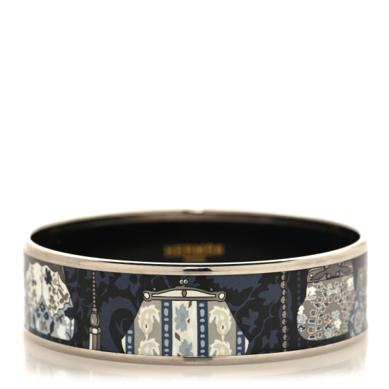 Enamel Printed Cachemire de Tamara Wide Bracelet 62
