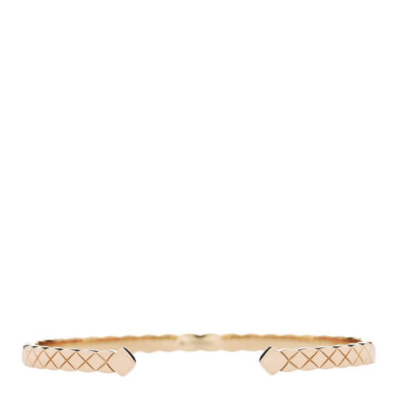 18K Yellow Gold Coco Crush Cuff Bracelet L