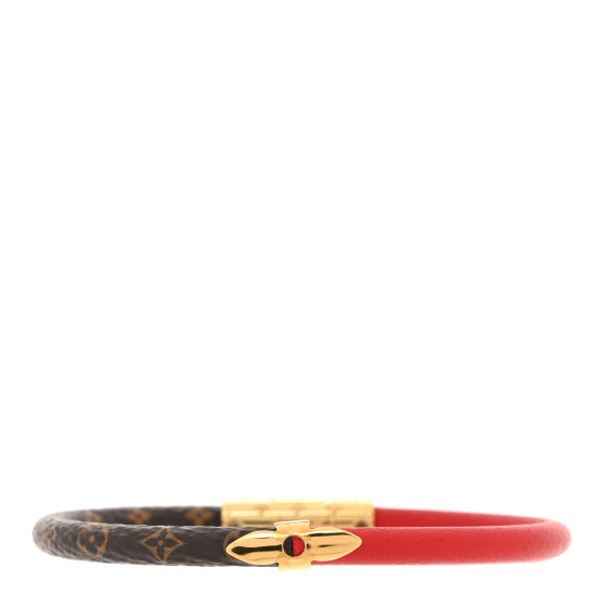 Monogram Daily Confidential Bracelet 19 Red