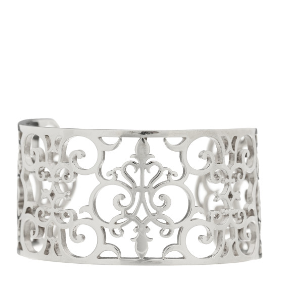 Sterling Silver Wide Enchant Cuff Bracelet