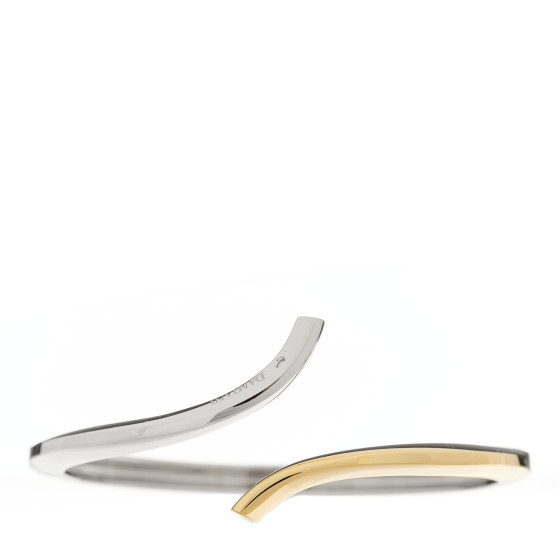 18K White Yellow Gold Diamond Eden Bangle Bracelet