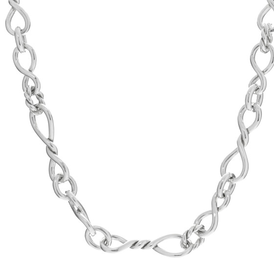 Sterling Silver Continuance Chain Necklace