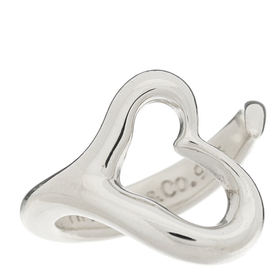 Sterling Silver Elsa Peretti Open Heart Ring 50 5.5