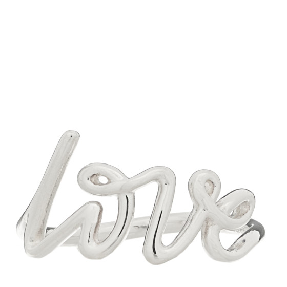 Sterling Silver Paloma Picasso Graffiti Love Ring 51 5.75