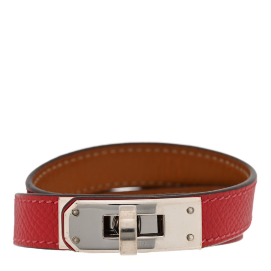 Swift Kelly Double Tour Bracelet M Rouge Garance