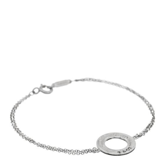 Sterling Silver 1837 Circle Chain Bracelet