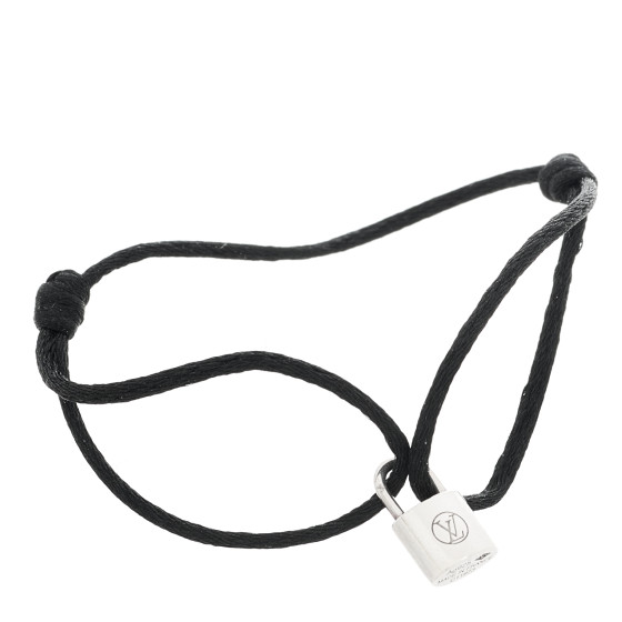 Sterling Silver Lockit Bracelet Black
