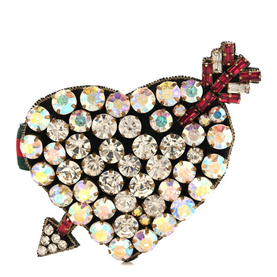 Web Crystal Heart Bracelet