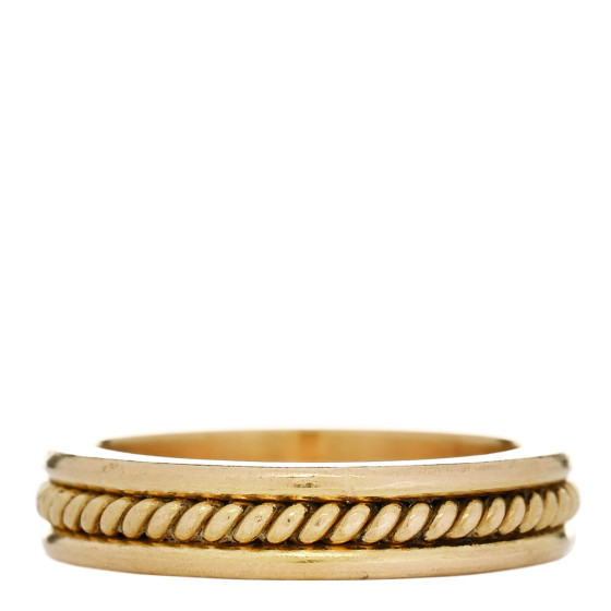 19K Yellow Narrow Band Ring 53 6.25
