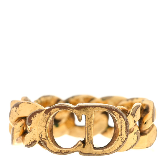 Metal Danseuse Etoile Chain Ring 54 7 Gold