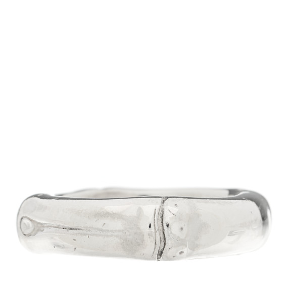 Sterling Silver 6mm Bamboo Ring 50 5.5