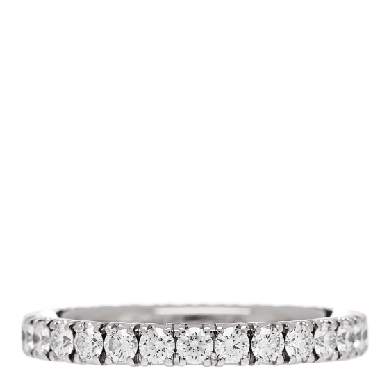 Platinum Diamond 2.6mm Etincelle de Cartier Wedding Band Ring 51 5.75