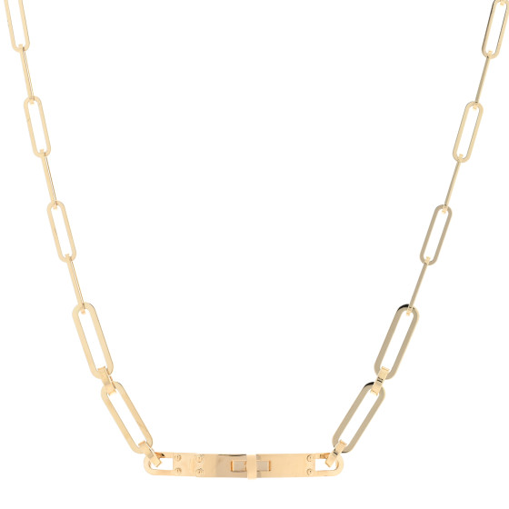 18K Yellow Gold Kelly Chaine Choker Necklace