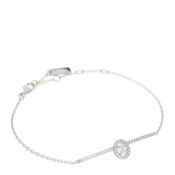 18K White Gold Diamond Glam'Azone Pave Bracelet