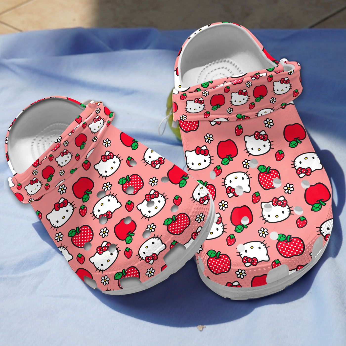 Cute Hello Kitty Cartoon Crocs For Women Men Kids Fans