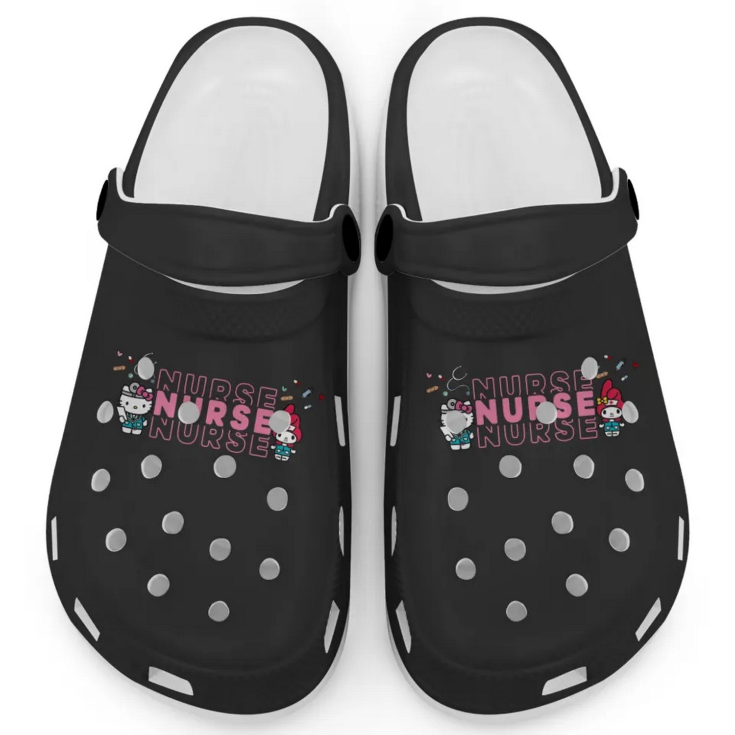 Hello Kitty Themed Crocs Comfortable And Non Slip