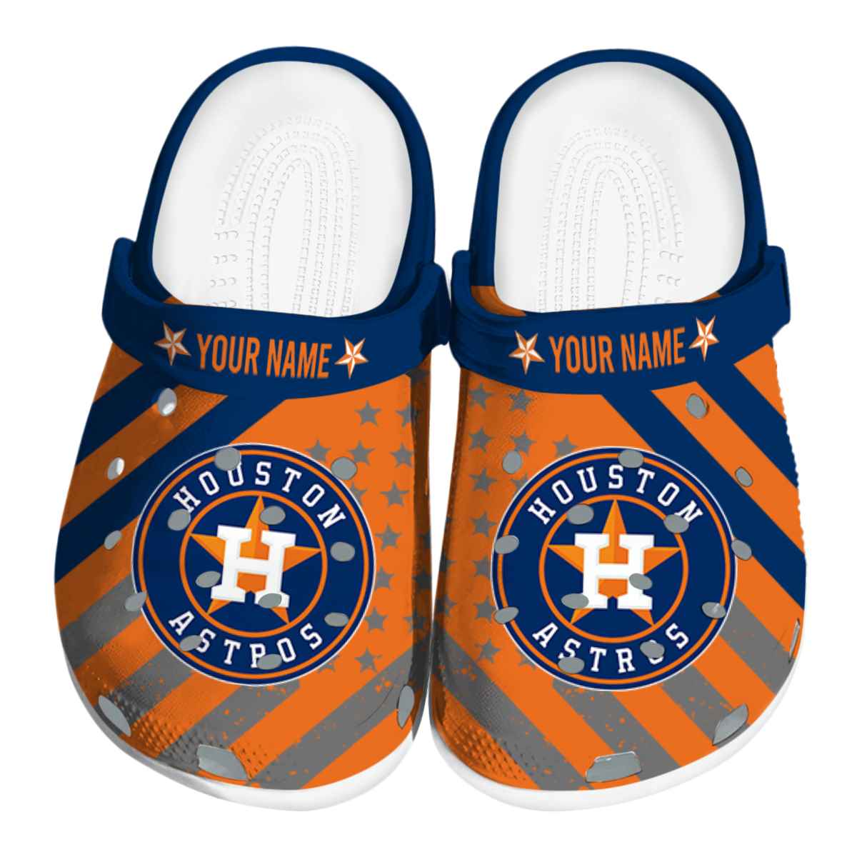 Soft Support Crocs With Mlb Astros Colors Cronocare Shop