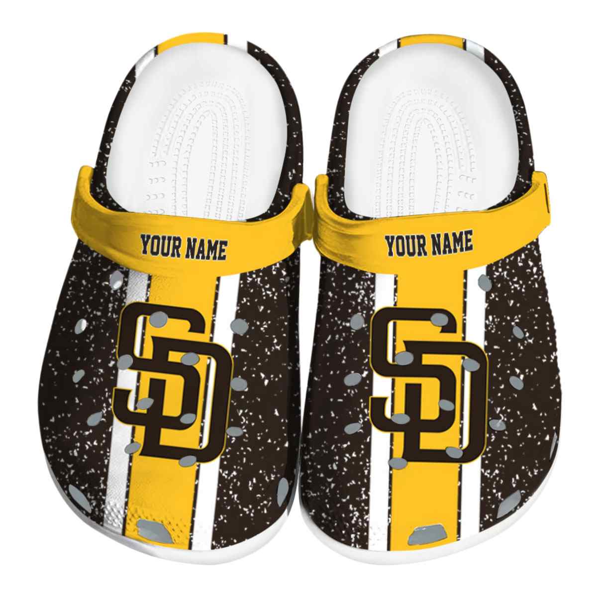 Soft Sole San Diego Padres Mlb Crocs For Everyday Wear