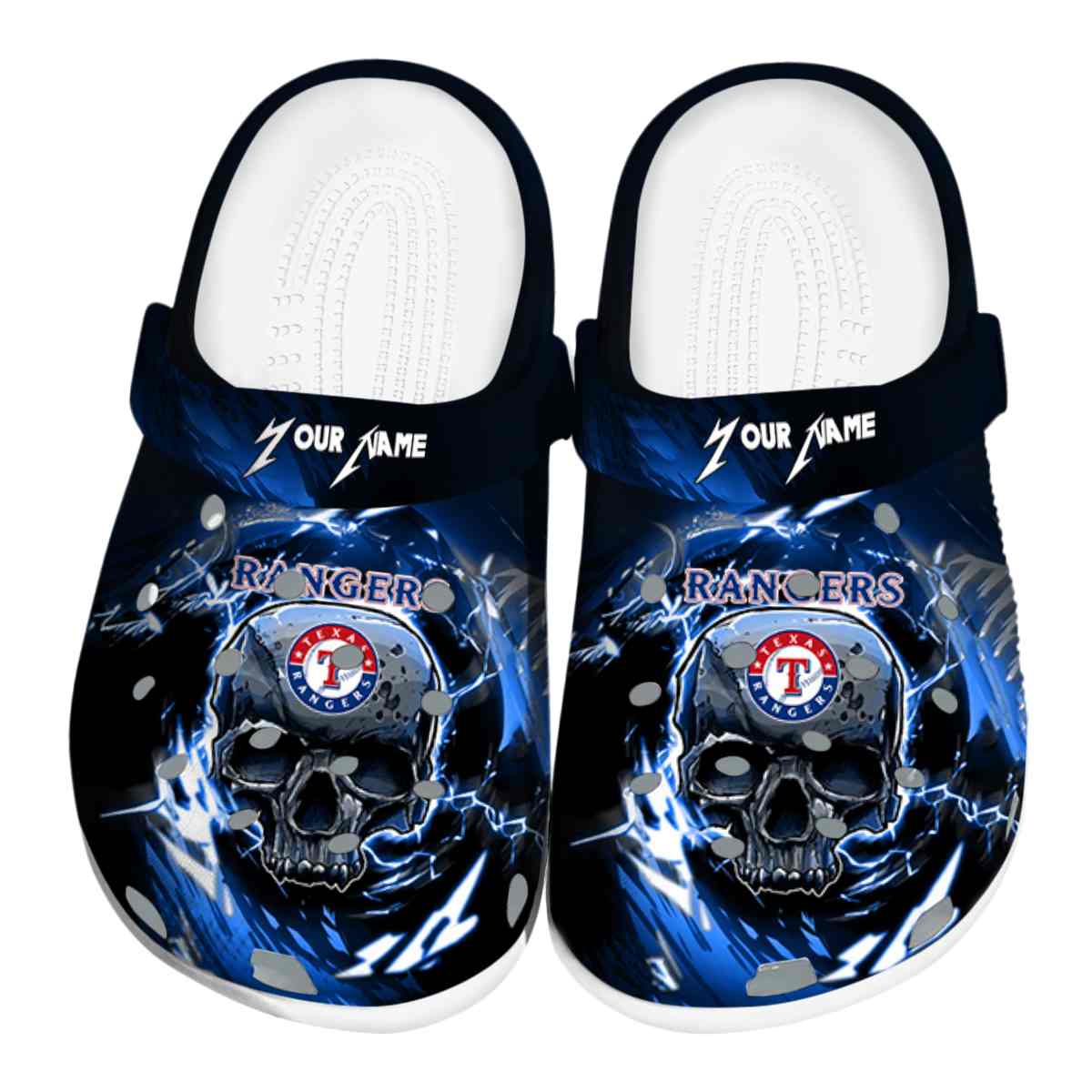 Soft Sole Texas Rangers Mlb Crocs For Everyday Wear