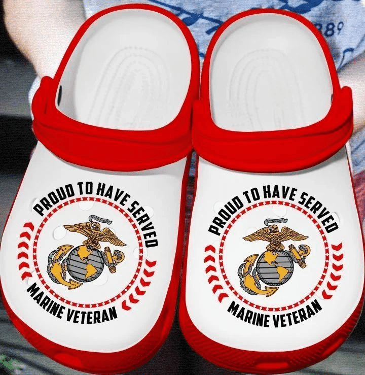 Amazon Proud To Have Served Marine Veteran Crocs Classic Crocs-Style 