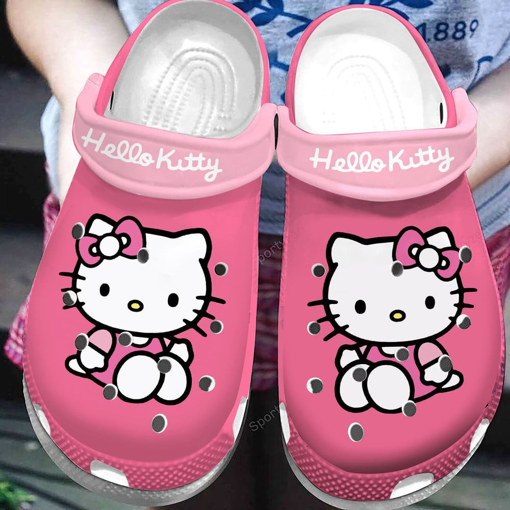Pink Hello Kitty Crocs  For Her
