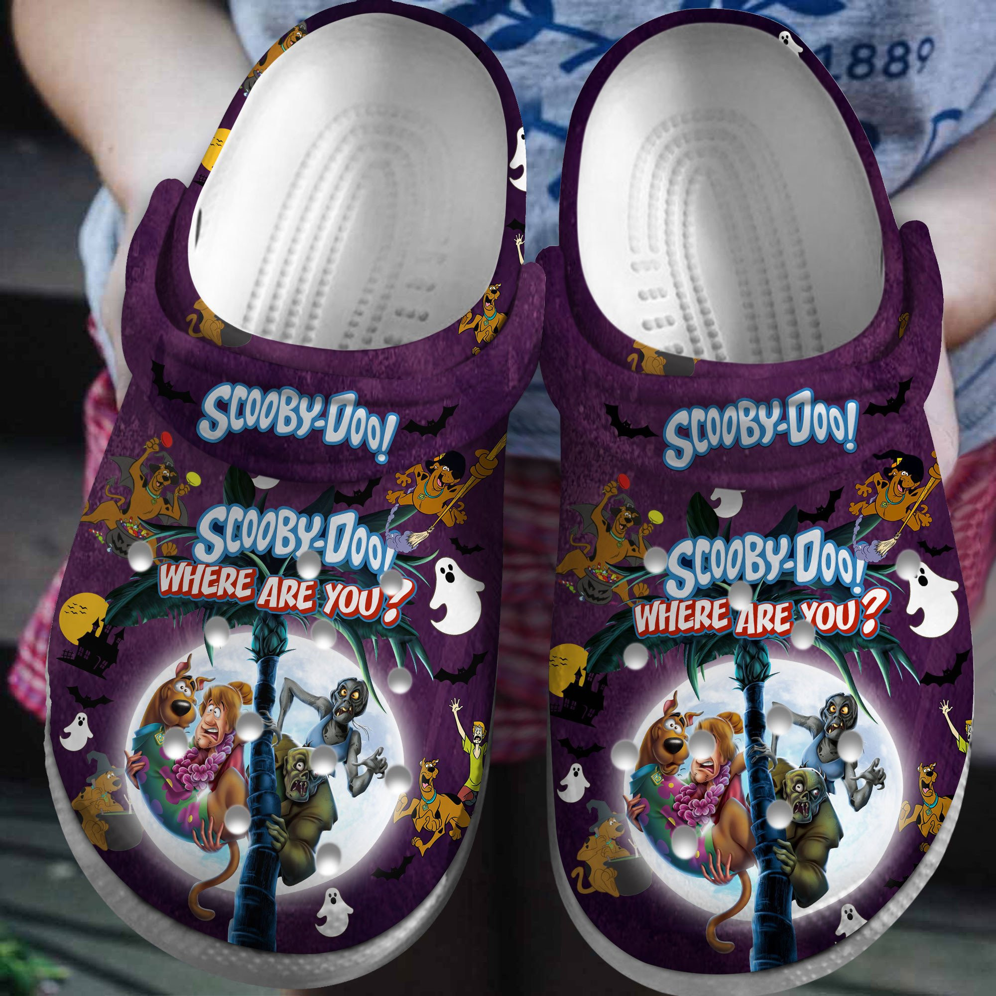 Scooby Doo Cartoon Crocs Comfortable For Men Women 