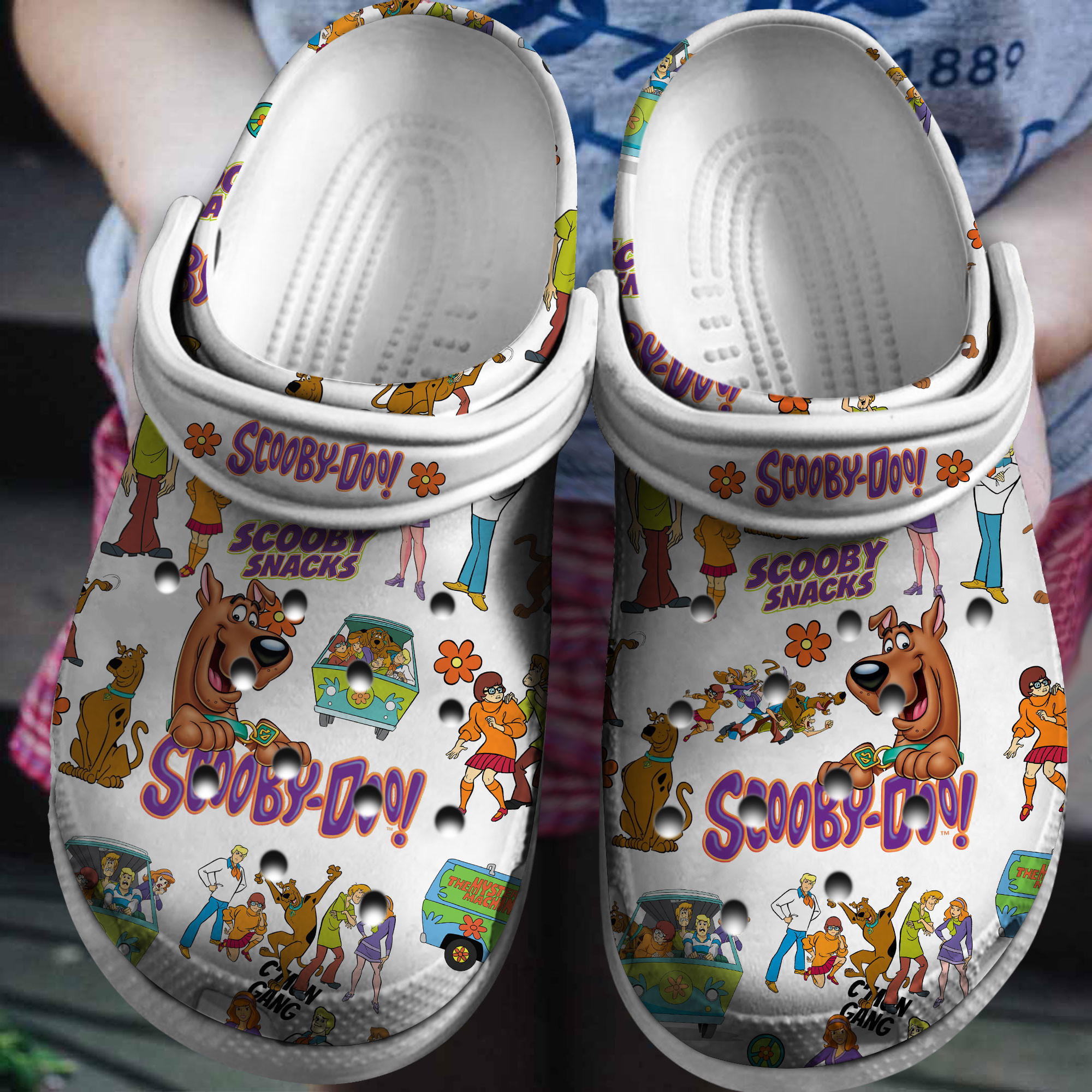 Scooby Doo Cartoon Crocs Comfortable For Men Women 