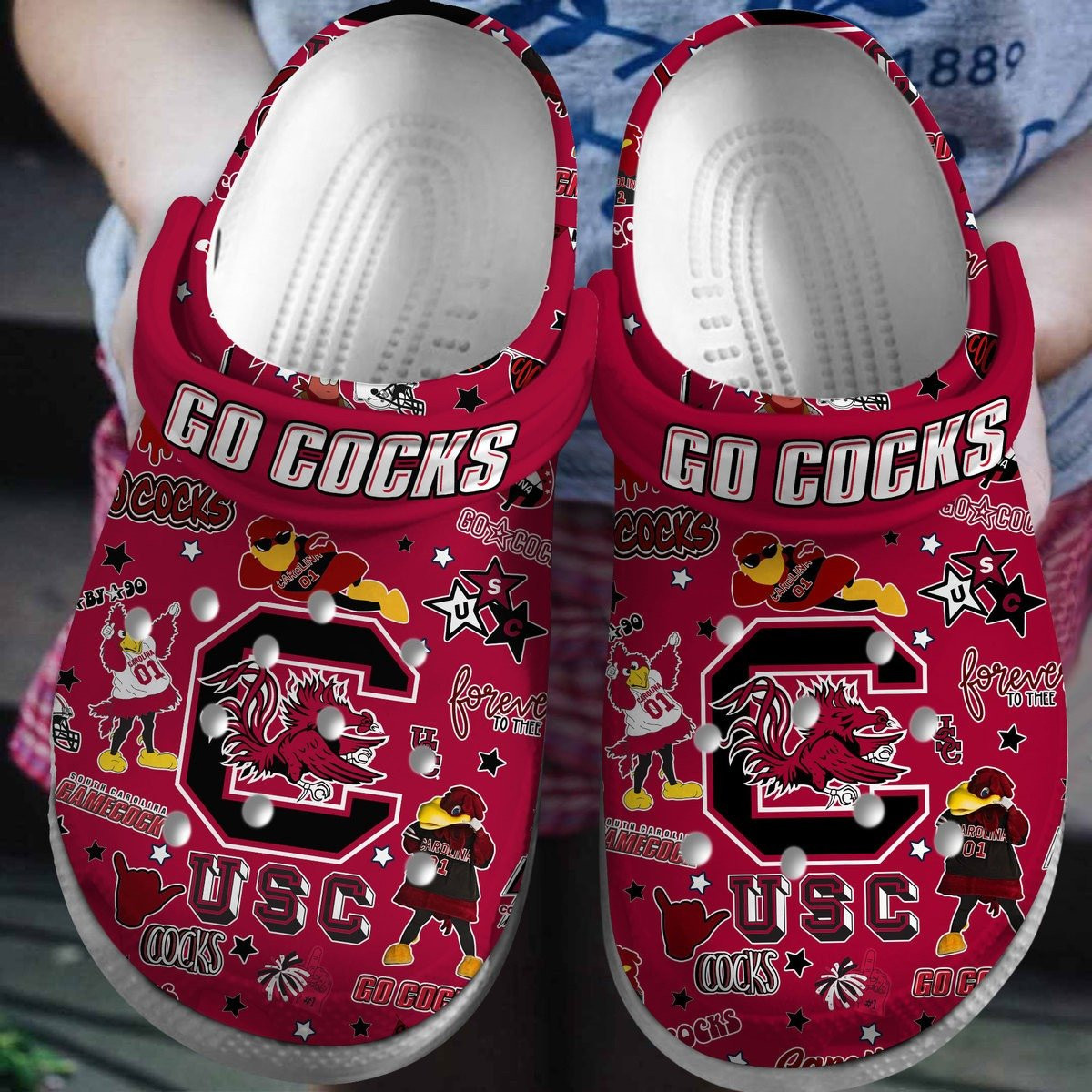 South Carolina Gamecocks Ncaa Sport Crocs Comfortable For Men Women 
