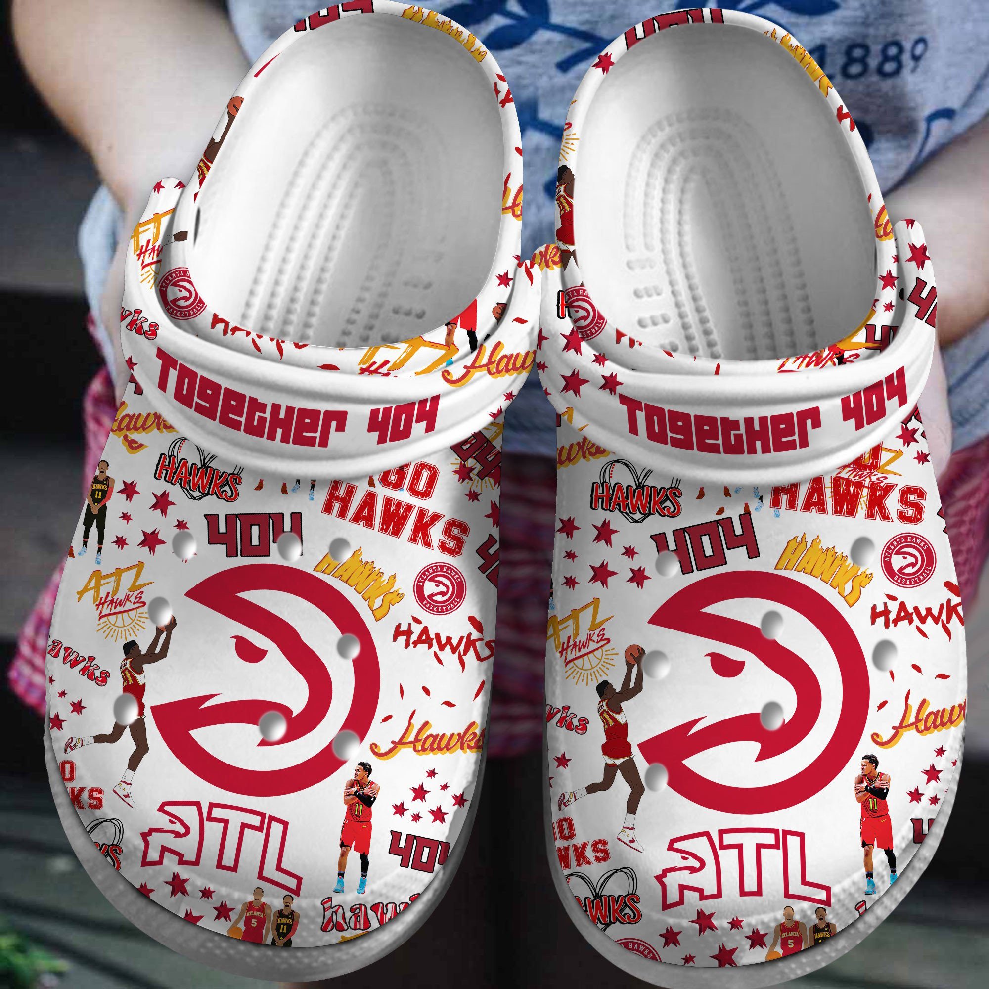 Atlanta Hawks Nba Sport Crocs Comfortable For Men Women 