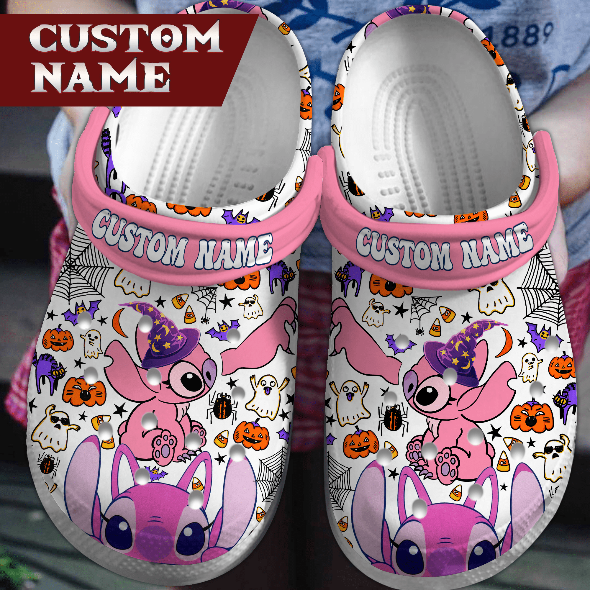 Stitch Cartoon Crocs Comfortable For Men Women 