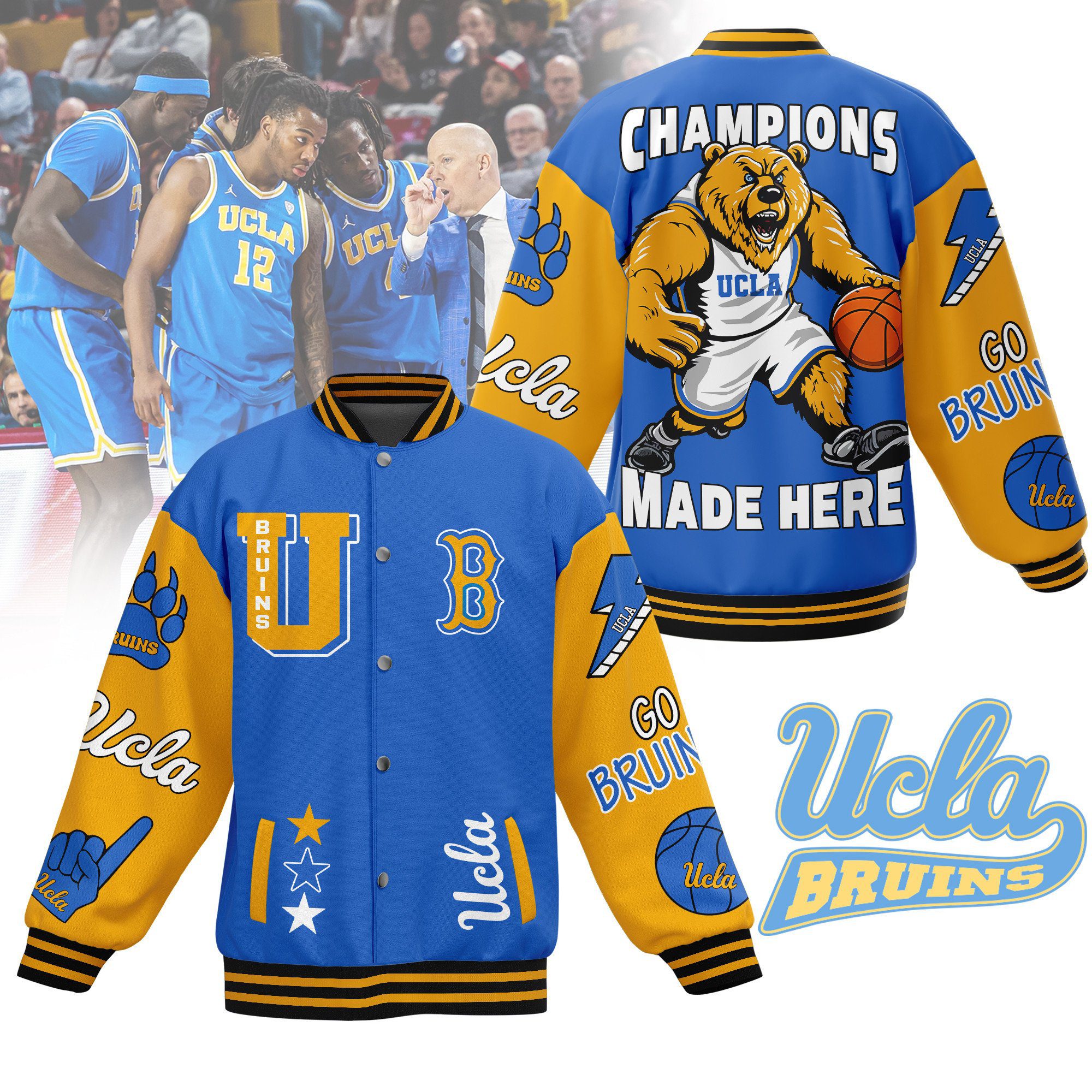 Ucla Bruins NCAA Baseball Jacket For Fan CFB1465