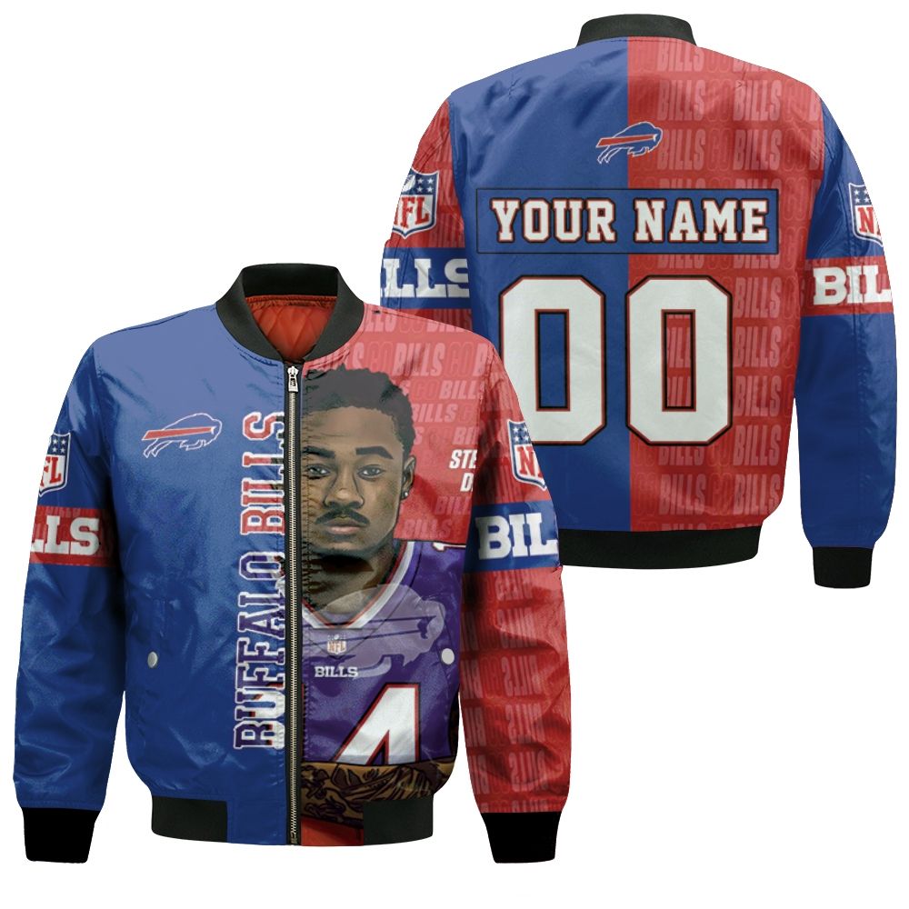 14 Stefon Diggs 14 Buffalo Bills Great Player 2020 Nfl Personalized Bomber Jacket BJ01316