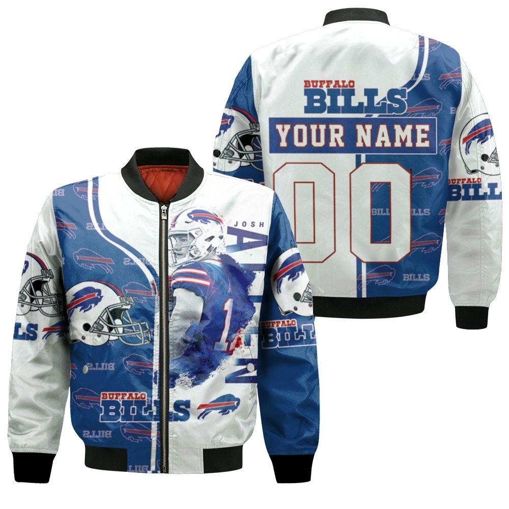 17 Josh Allen 17 Buffalo Bills Great Player 2020 Nfl Personalized Bomber Jacket BJ01314