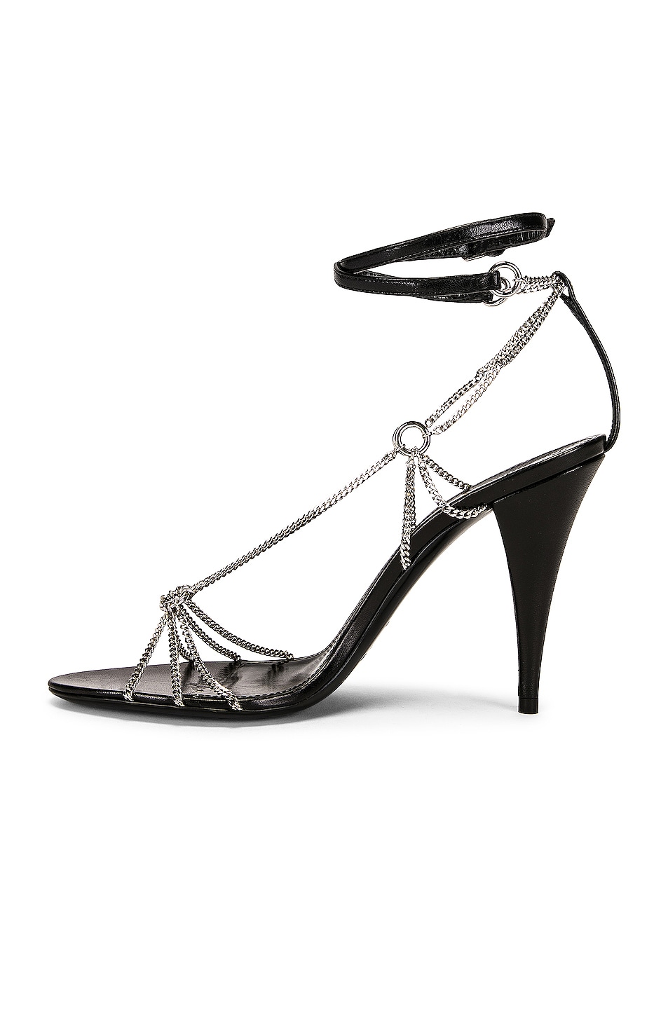 Saint Laurent Cristal Chain Sandals