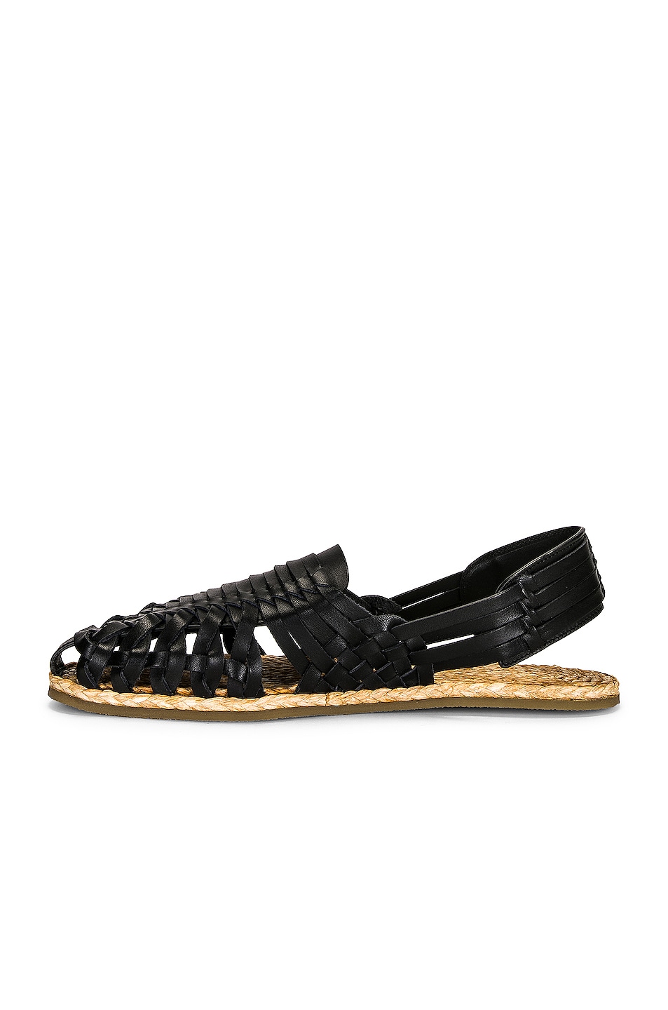 Saint Laurent Braided Flat Sandals