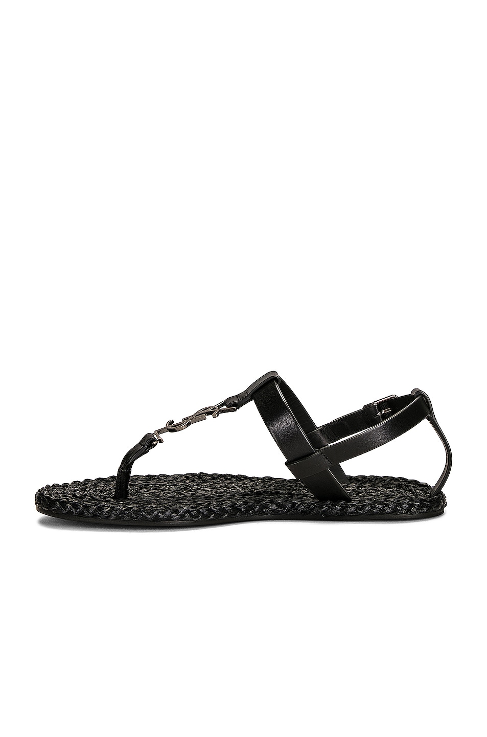 Saint Laurent Cassandra Flat Sandals