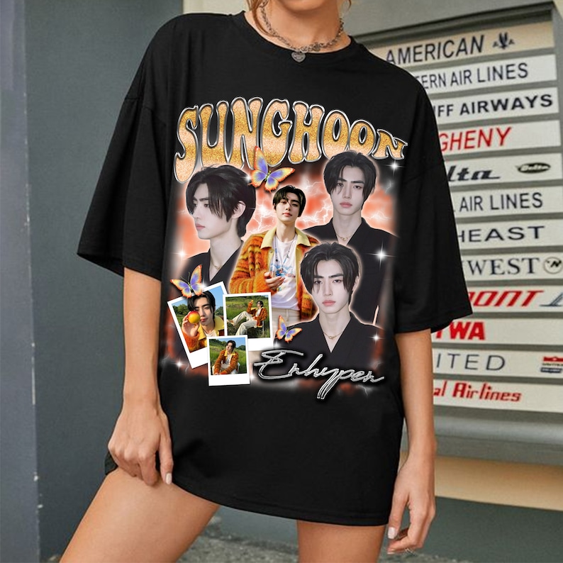 Vintage Sunghoon Shirt Enhypen Fate Plus World Tour Shirt En World Tour Fate 2025 Shirt