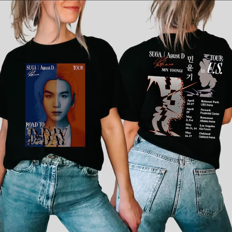 Agust D Shirt Suga D Day Album Shirt Agust D World Tour Shirt