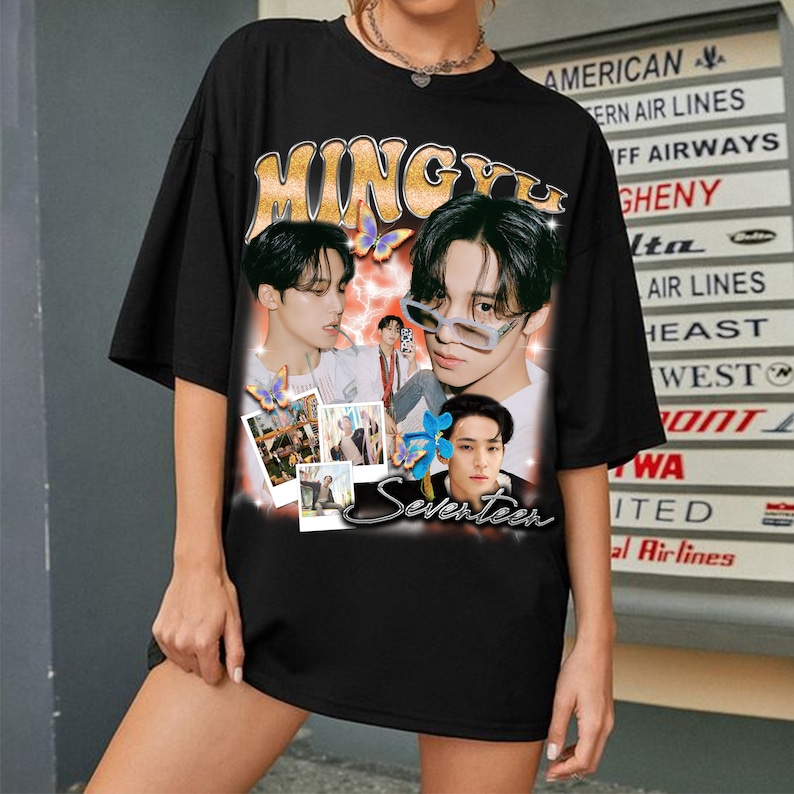 Mingyu Sevenshirtn Shirt Sevenshirtn Members Shirt Nanatour With Sevenshirtn Shirt