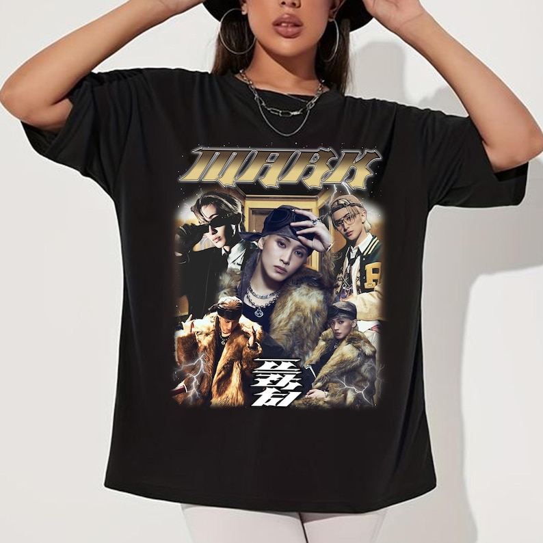 Vintage Mark Nct 127 Graphic Shirt Mark Fraktsiya Shirt Nct 127 4Th Tour Neo City Shirt