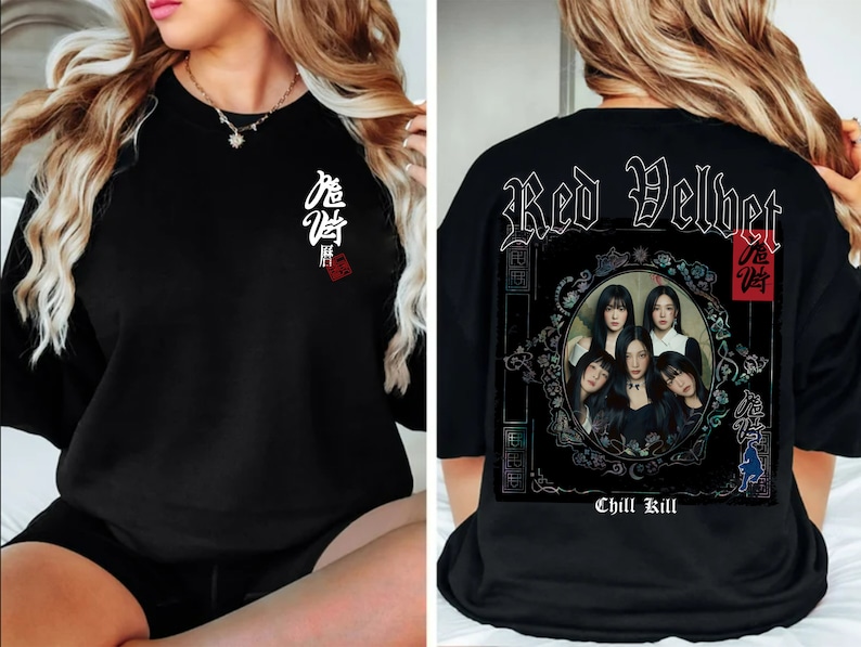 Red Velvet Chill Kill Album Sweashirt Red Velvet Chill Kill Album Vintage Shirt