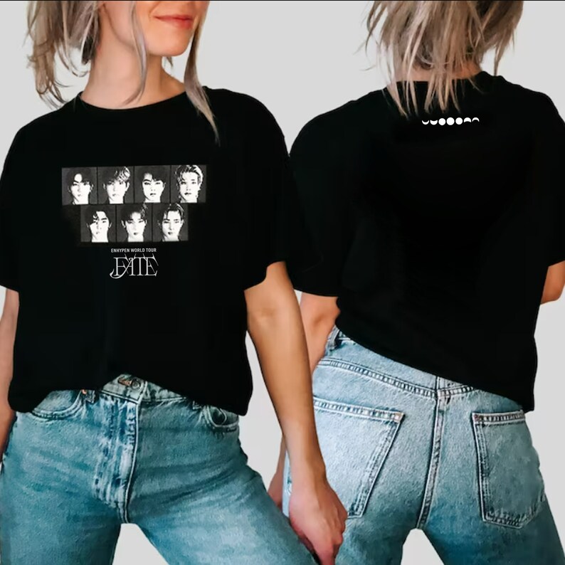 Enhypen Fate World Tour Shirt En World Tour Fate 2025 Shirt Enhypen Dark Blood Shirt