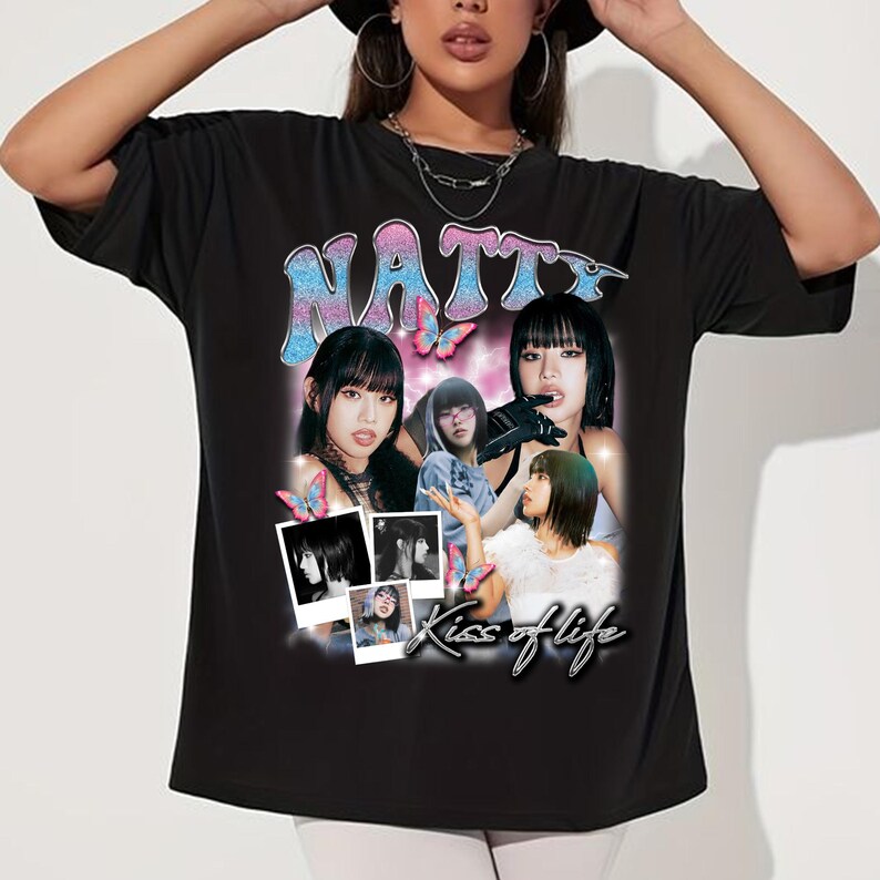 Natty Kiss Of Life Graphic Shirt Kiss Of Life Kiss Road World Tour Shirt